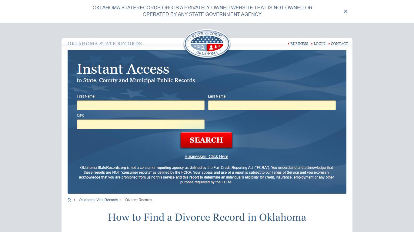 How to Find a Divorce Record in Oklahoma - Oklahoma State Records